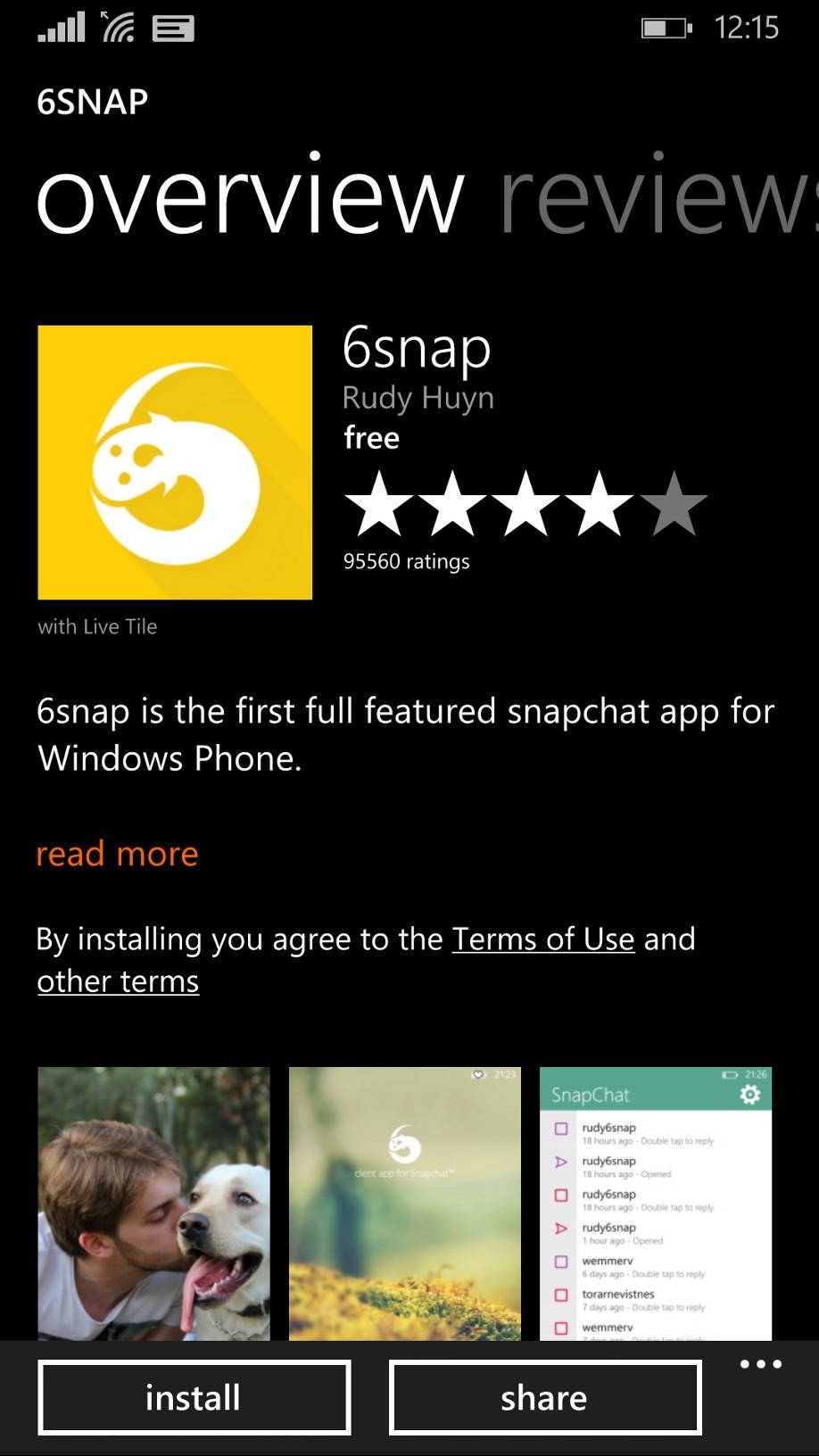 Snapchat for windows download
